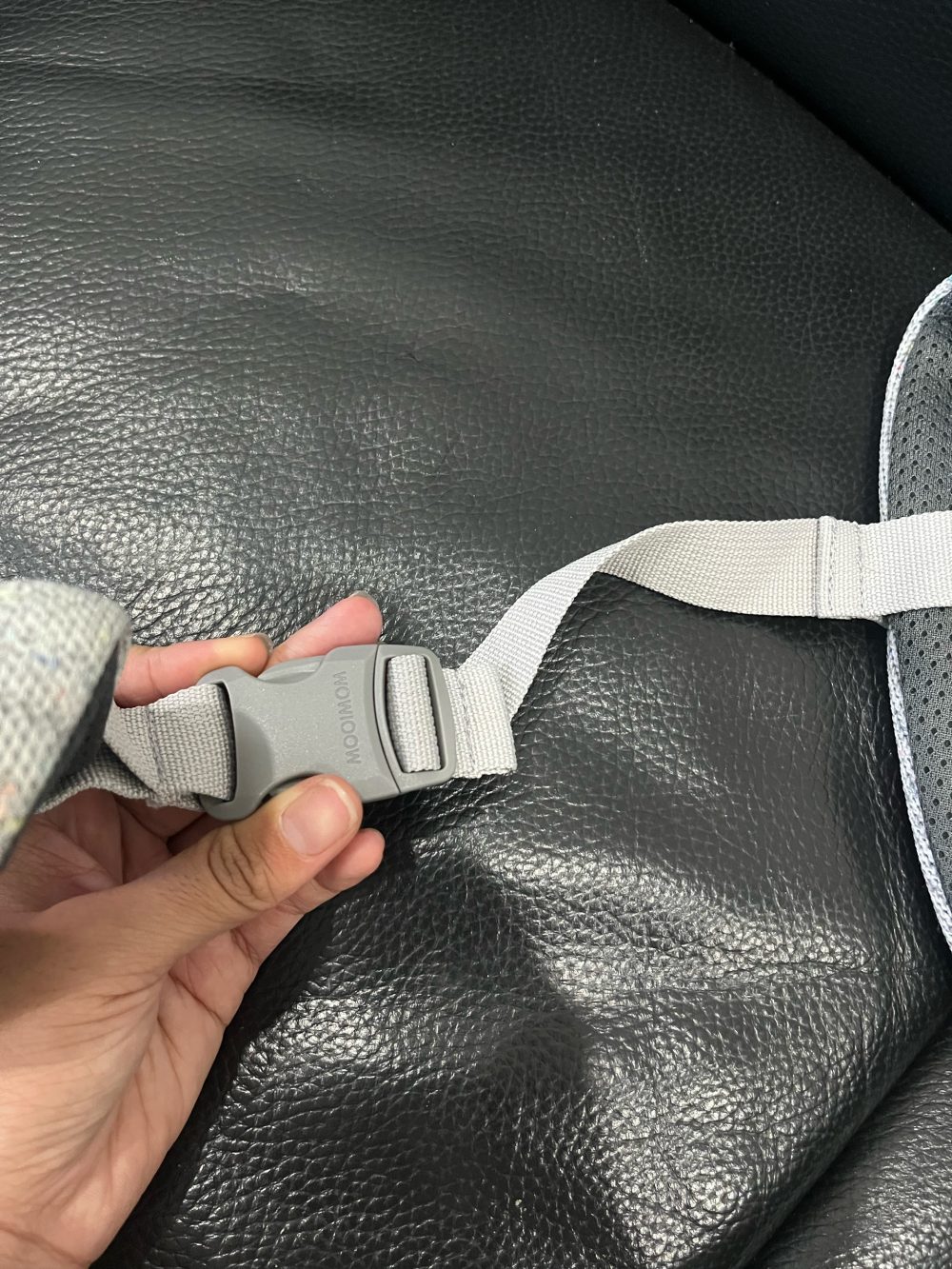 Địu trợ lực Mooimom AiryKnit 0–>36M tặng kèm yếm địu ( full box) - Ảnh 2