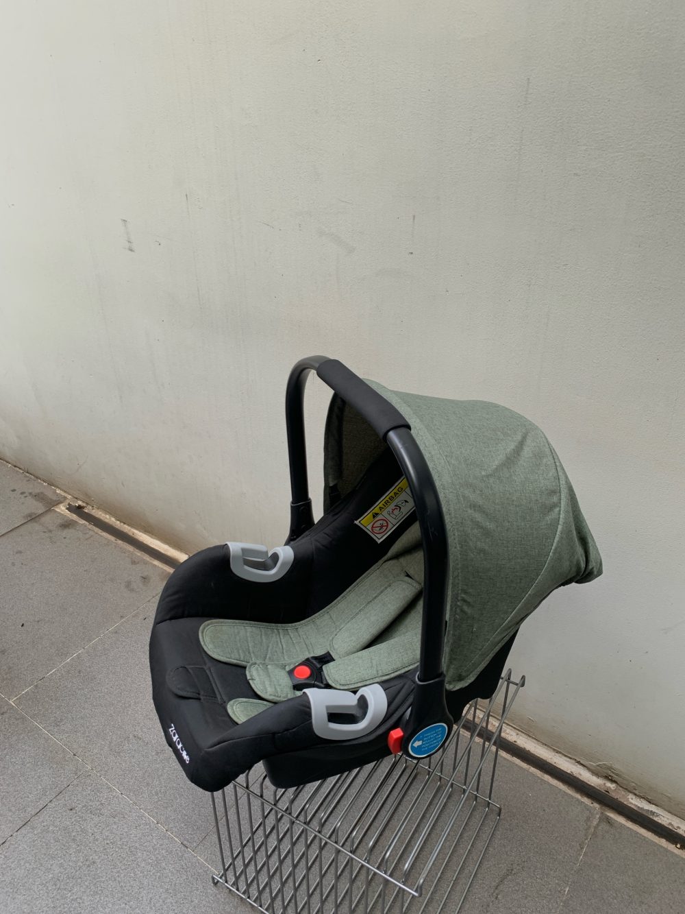 Nôi ôtô sơ sinh Zaracos Intel 2646 màu Green (0-12 tháng) - Ảnh 9