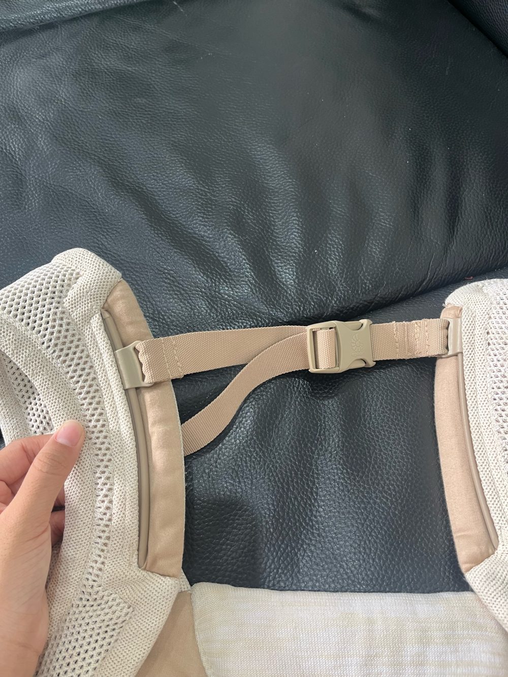 Địu Ergobaby Aerloom màu be 0m->36m/ 15,9kg (no box) - Ảnh 10