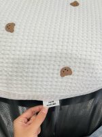 Gối chống trào ngược Rototo bebe vải Airmesh Waffle hoạ tiết gấu màu trắng (size: 0->12m) - Ảnh 11