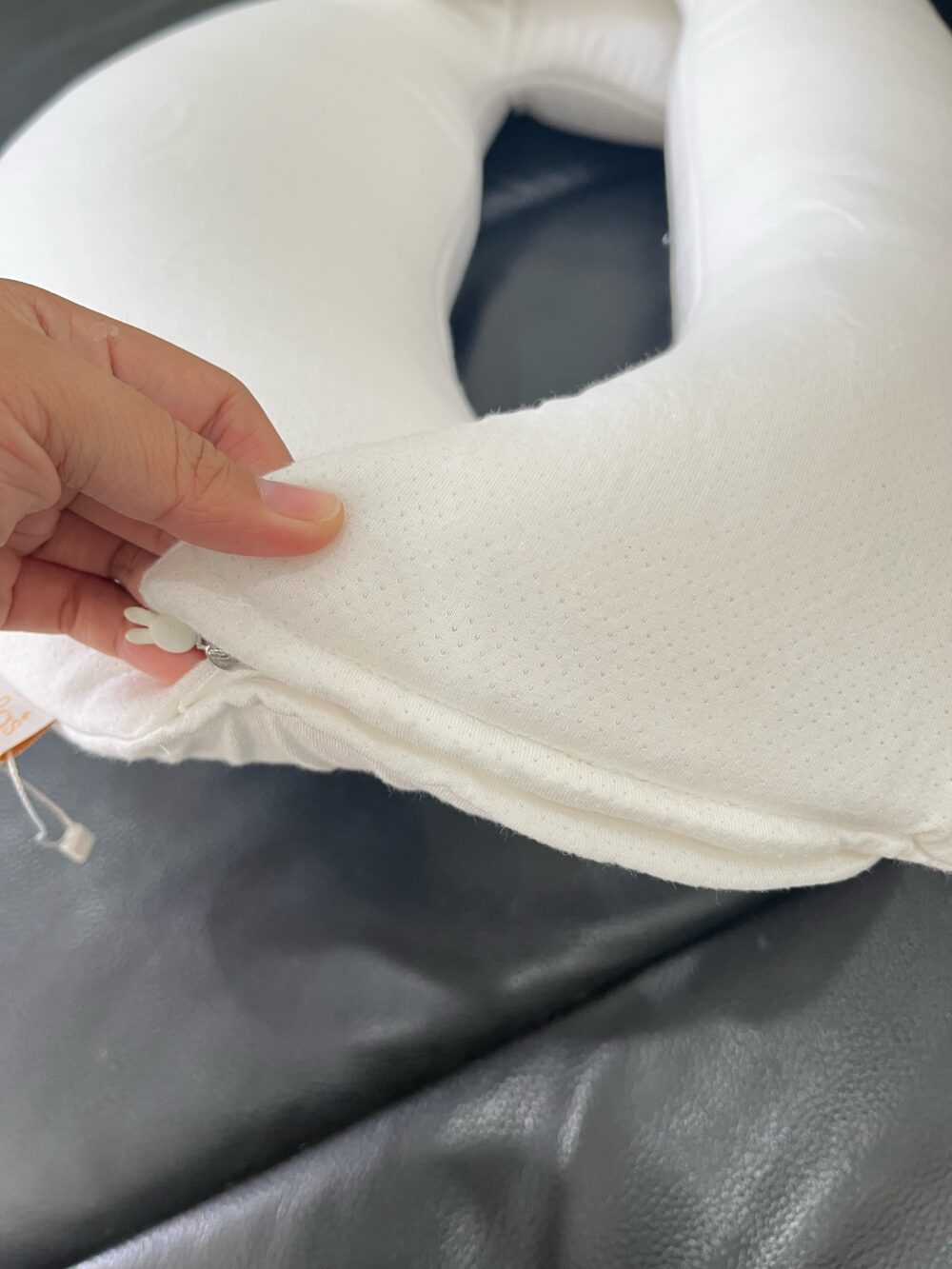 Gối thỏ Raras vải bamboo màu trắng (full 2 box, size: 2m+/2y) - Ảnh 6