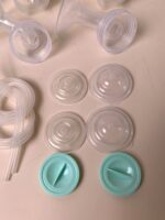 Máy hút sữa Motif Luna kèm phụ kiện thay thế (van mỏ vịt, van chặn sữa, bộ cổ nối spectra) - Ảnh 5