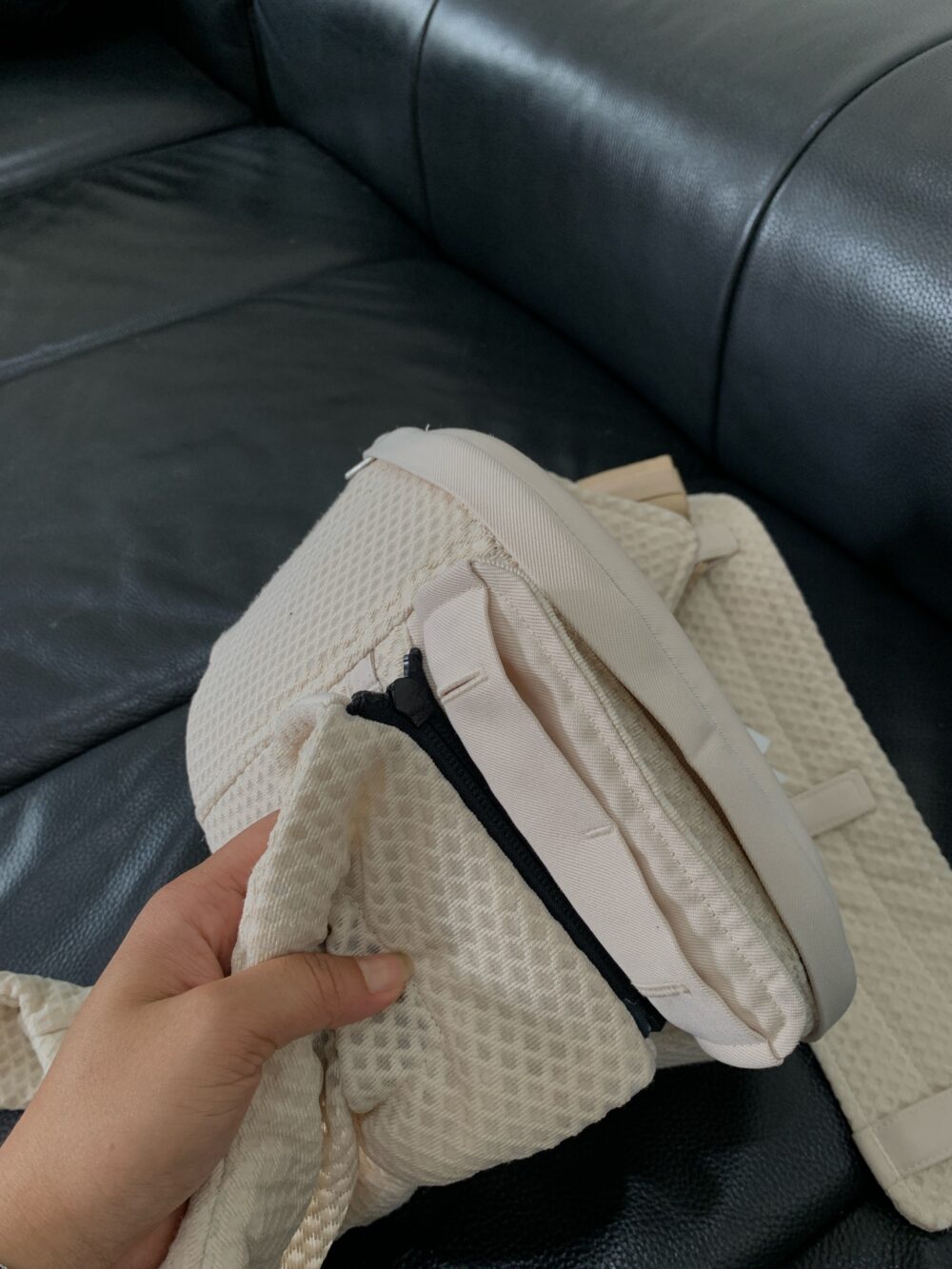 Địu Ergobaby Alta Hipseat màu be, tặng kèm yếm địu (cho bé 4m/5.5kg -> 20kg) - Ảnh 5