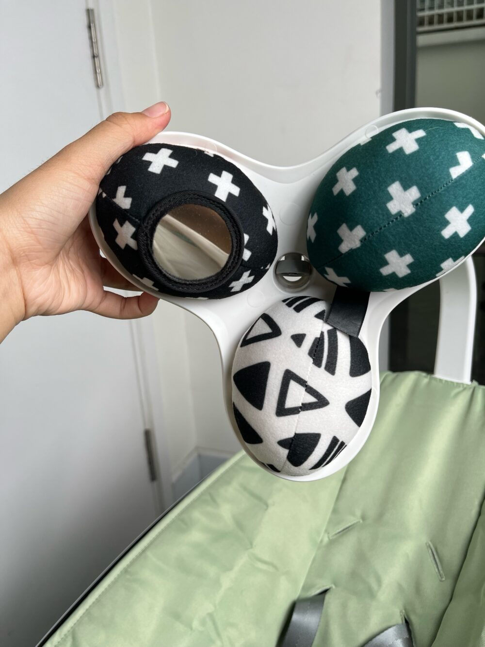 Nôi rung đa năng 4moms MamaRoo, màu xanh (sơ sinh đến 11kg3, no box) - Ảnh 22