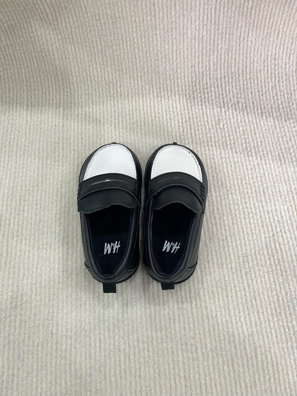 Giày Loafer màu đen trắng H&M (Size:18/19, 11.1cm) - Ảnh 5