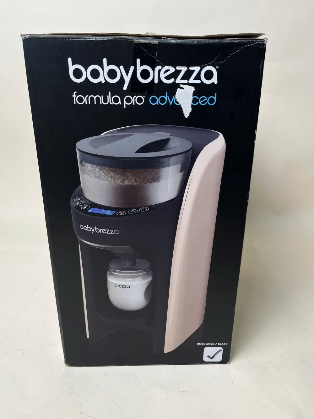 Máy pha sữa Baby Brezza Formula Pro Advanced màu Rose Gold/Black ( full box, new 100%) - Ảnh 11