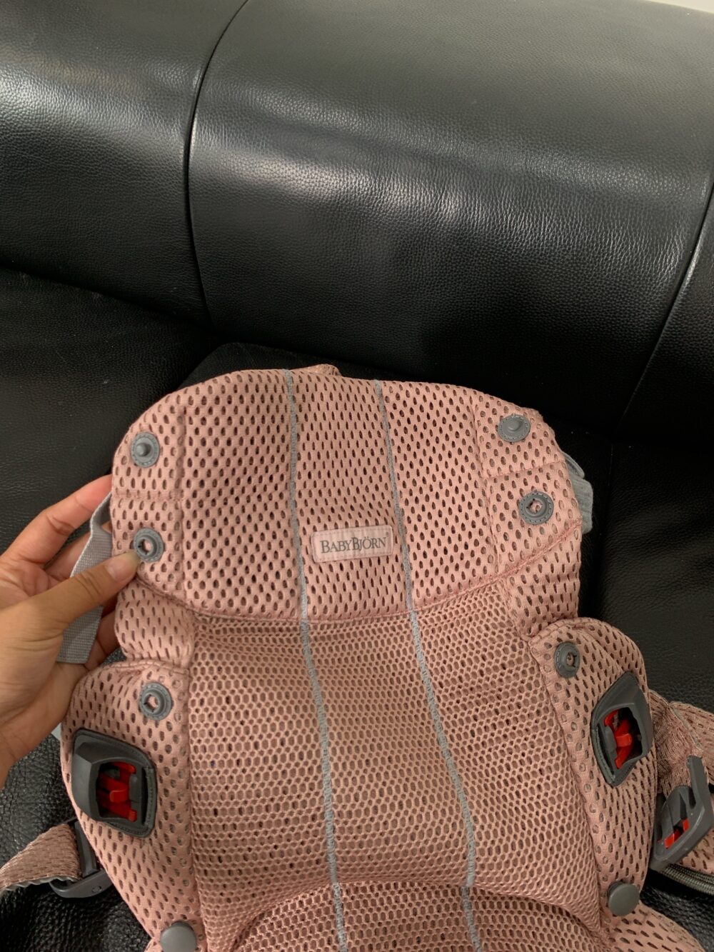 Địu Baby Bjorn Harmony màu hồng (3,2kg/15kg) - Ảnh 12
