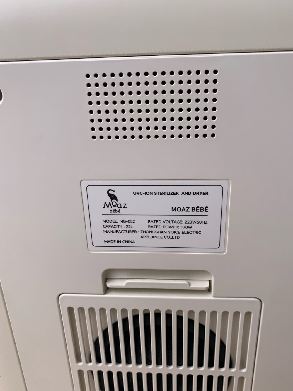 Máy tiệt trùng và sấy khô bình sữa uvc ion Moaz bébé MB-082 (BH 12/5/2026) - Ảnh 11