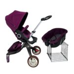 Xe đẩy kèm nôi sơ sinh Stokke Xplory (màu tím)