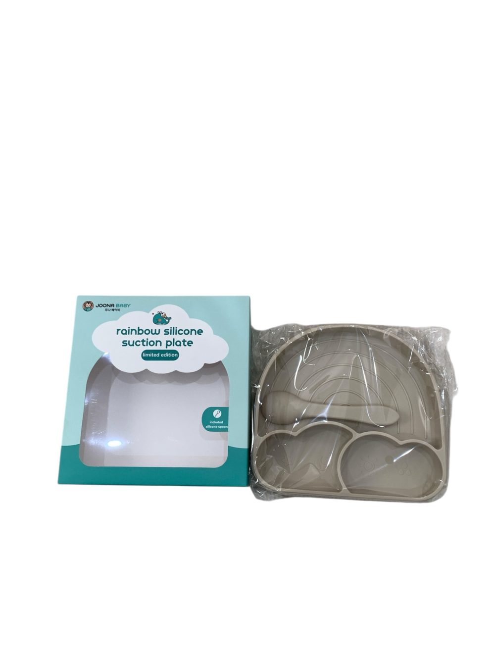 Khay ăn Misan hình cầu vồng kèm thìa (full box) - Ảnh 1