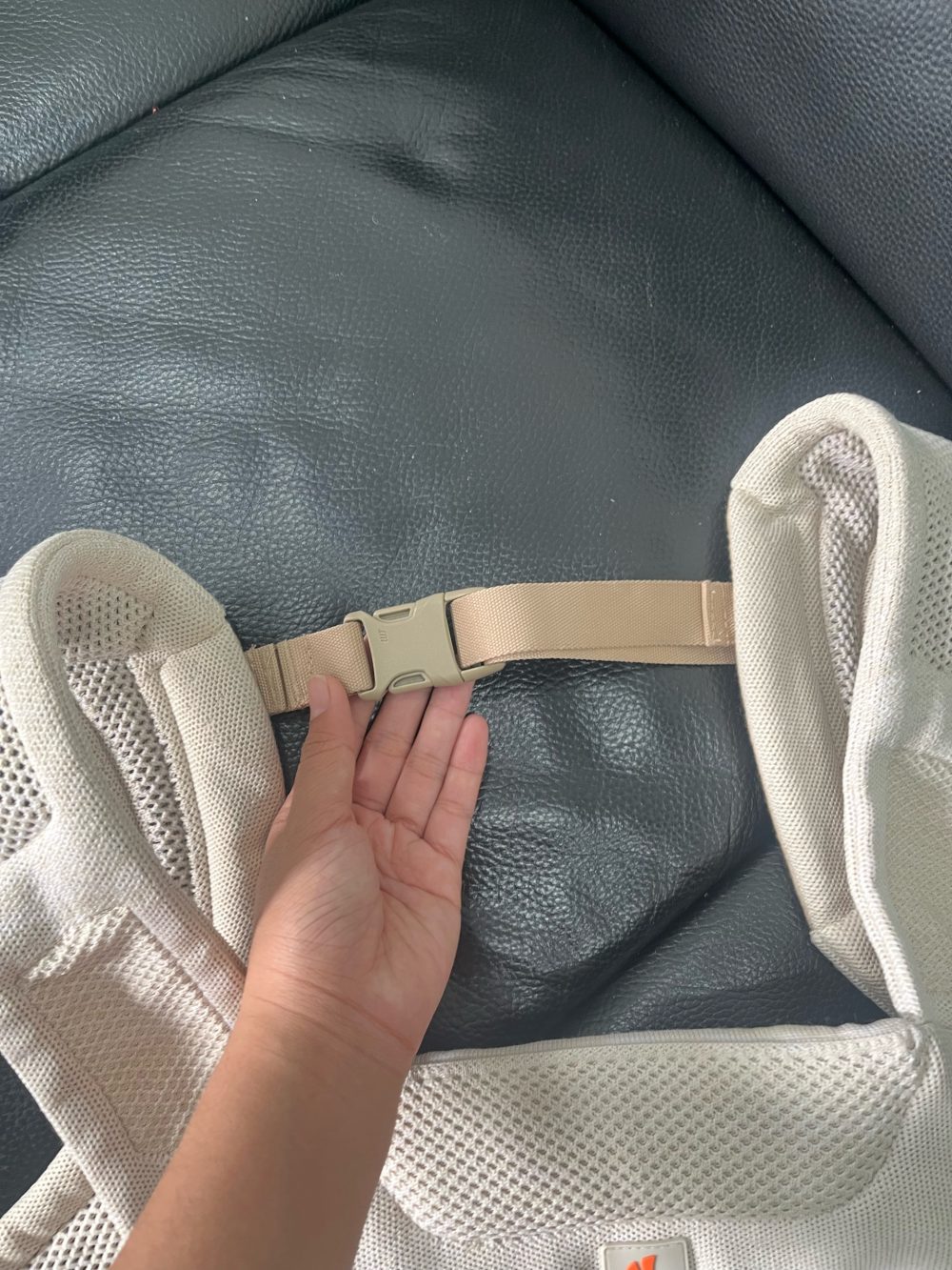 Địu Ergobaby Aerloom màu be 0m->36m/ 15,9kg (no box) - Ảnh 8