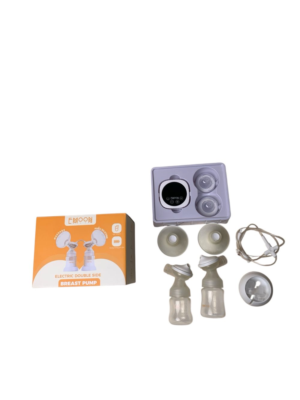 Máy hút sữa điện đôi Emoon - Ảnh 1