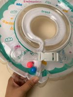 Phao bơi cổ Malang Honey hình bánh donut hoạ tiết đám mây xanh - Ảnh 5