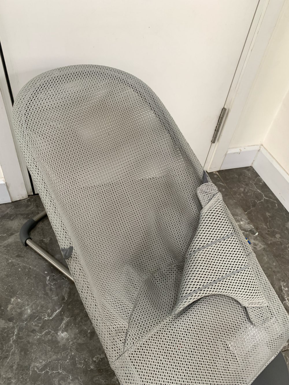 Ghế rung BabyBjorn vải mesh màu xám & thanh đồ chơi (no box) - Ảnh 14