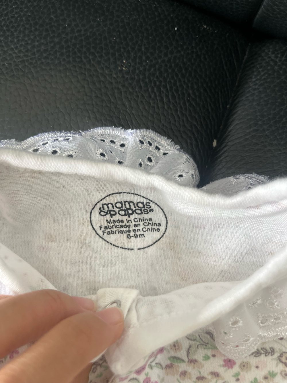 Set 2 bộ sleepsuits mix brand Next baby & Mamas&Papas (size: 6/9m) - Ảnh 3