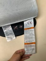 Ghế rung BabyBjorn vải lưới mesh màu xám trắng/xám - Ảnh 4