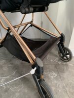 Xe đẩy Cybex mios 2 (đen khung rose gold) kèm bọc tay nắm & cup holder cybex - Ảnh 6