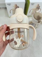 Set 2 bình tập hút nước zaxion hoạ tiết con voi ( full box) - Ảnh 3