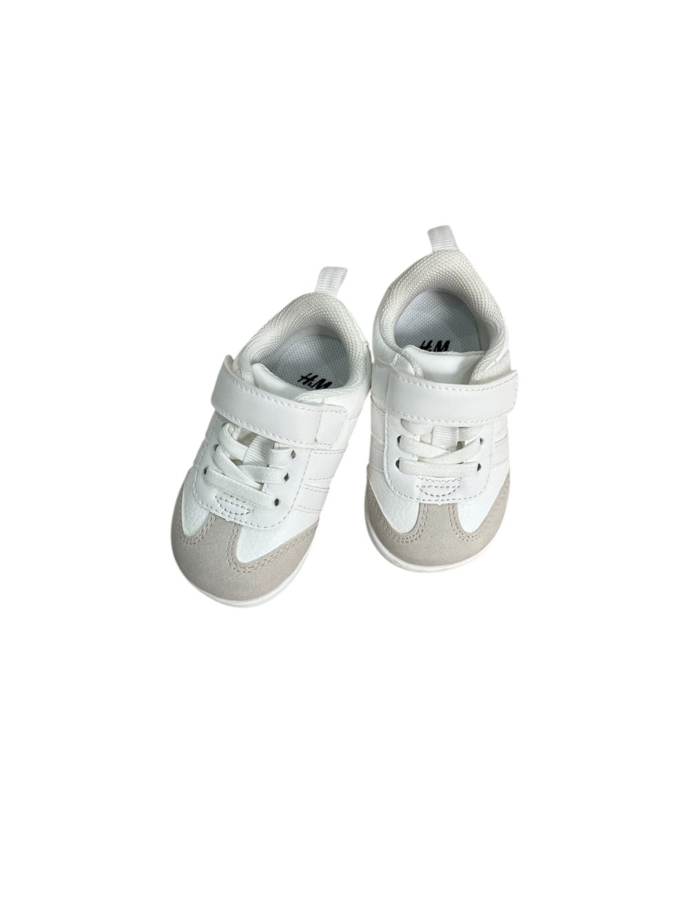 Giày tập đi H&M màu trắng (Size:18/19, 11.5cm) - Ảnh 1