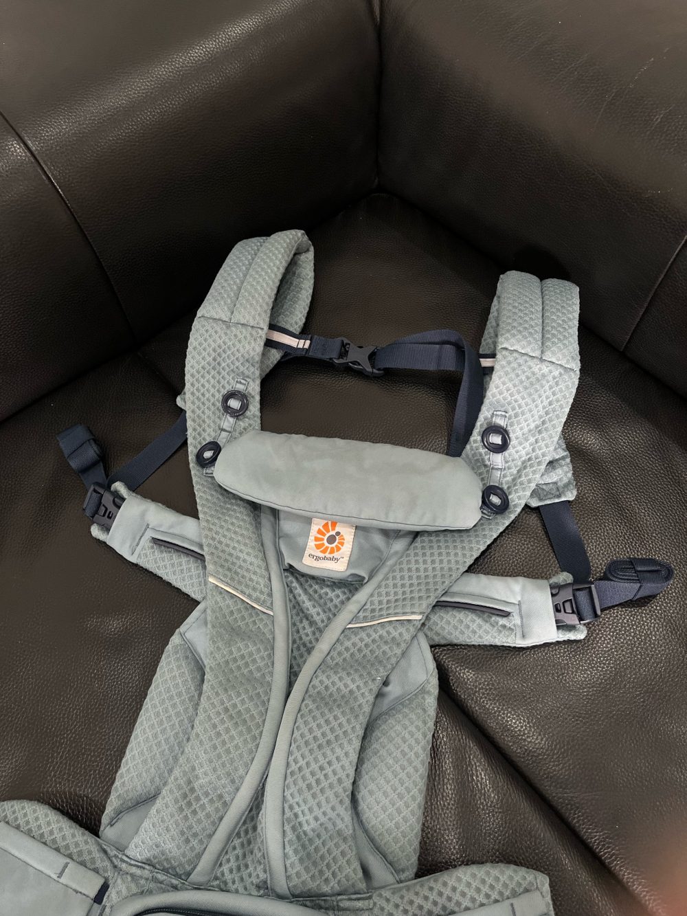 Địu cho bé Ergobaby Omni Breeze, Slate Blue ( 0m ->20kg) - Ảnh 13