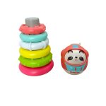 Set đồ chơi tháp xếp chồng Infantino và lật đật Hinata (no box)