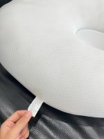 Gối chống trào ngược Rototo bebe vải Airmesh Waffle hoạ tiết gấu màu trắng (size: 0->12m) - Ảnh 3