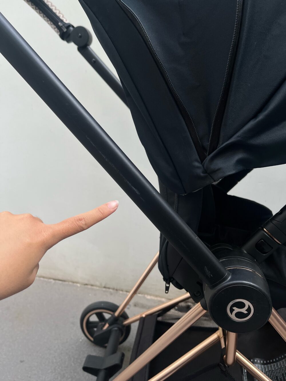 Xe đẩy Cybex mios 2 (màu đen, khung Rosegold) – sơ sinh -> 22kg - Ảnh 17