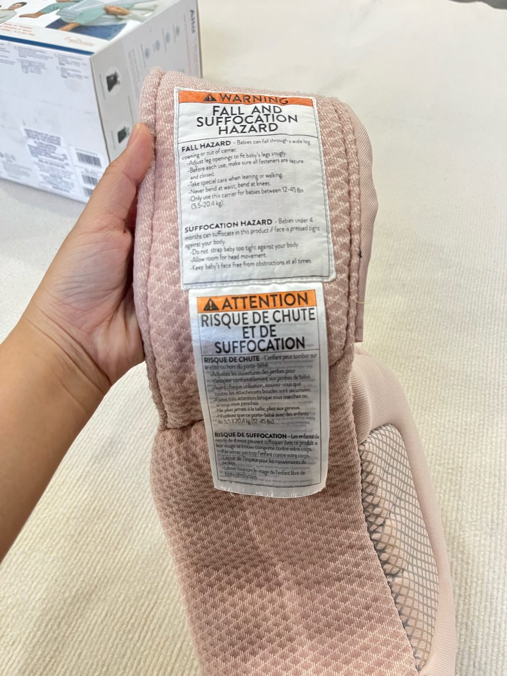 Địu Ergobaby Alta Hip Seat, Pink Quartz (full box) (4-48 tháng tuổi) - Ảnh 12