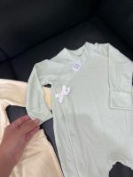 Set 3 bộ bodysuit và sơ sinh dài tay Chaang màu pastel (size: 0m->3m) - Ảnh 7