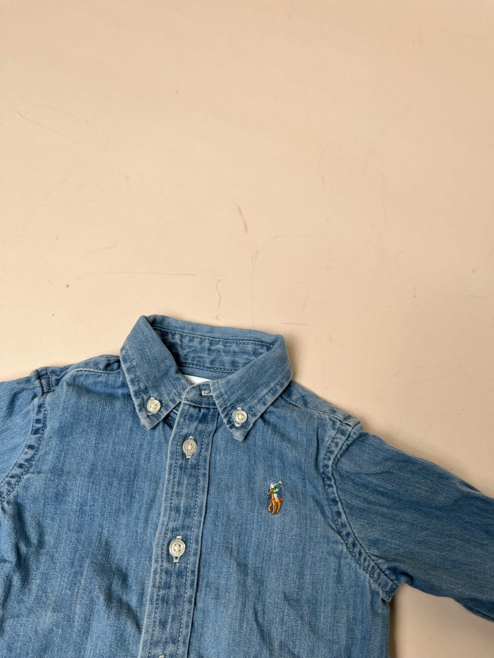 Set 2 áo sơ mi & 1 quần jean Ralph lauren (size: 9m) - Ảnh 12