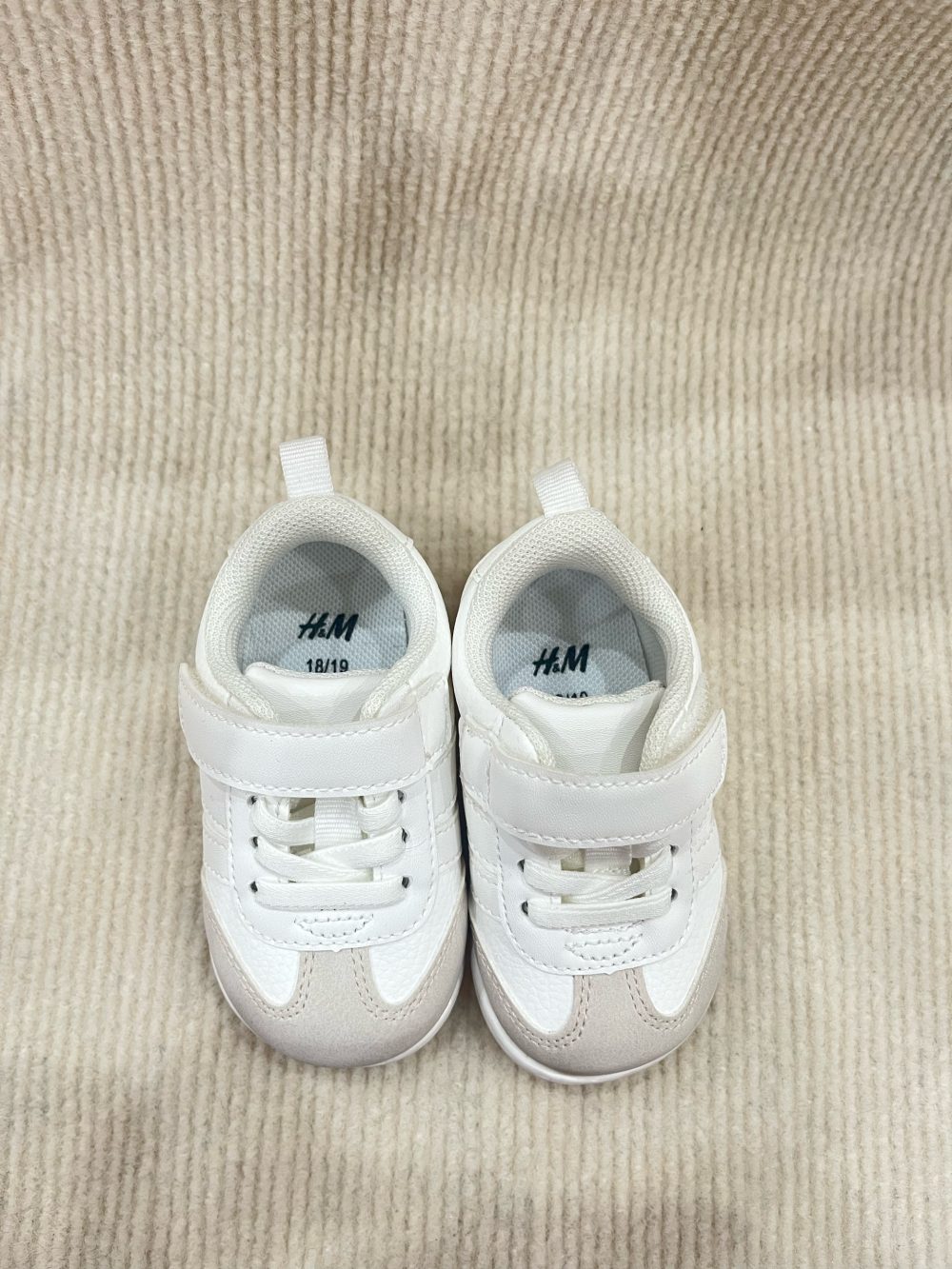 Giày tập đi H&M màu trắng (Size:18/19, 11.5cm) - Ảnh 3