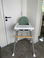 Ghế ăn dặm cho bé Babyhop màu xanh kèm thanh gác chân - Ảnh 2