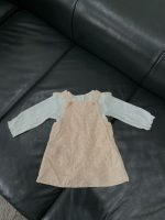 Set 2 bộ yếm kèm bodysuit mix brand H&M, Morthercare, Obaibi hoạ tiết hoa trắng, hồng (size:6/9M) - Ảnh 15