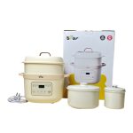 Nồi nấu chậm Bear 1,6L SB-NNC16 màu be ( full box)