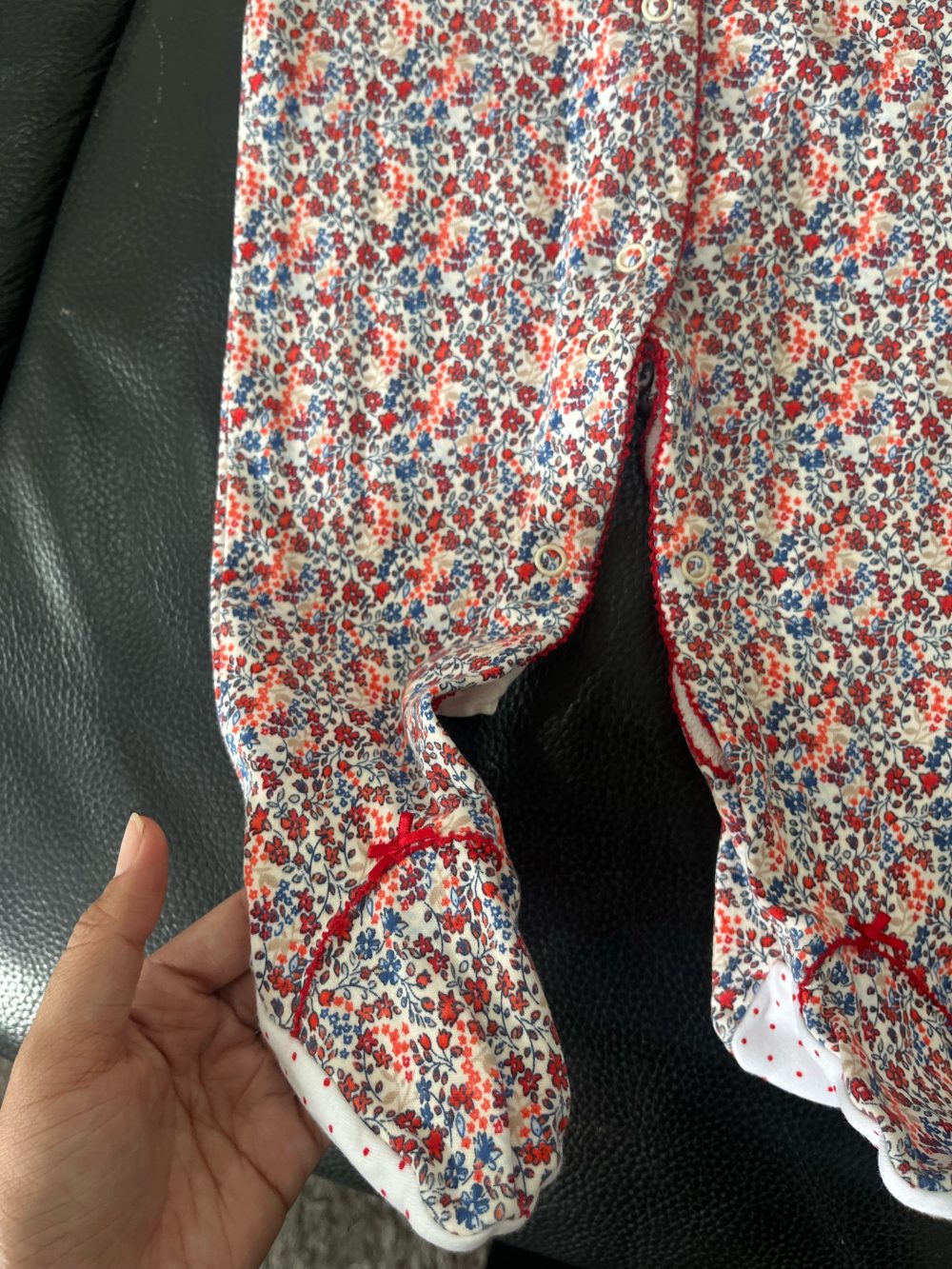 Set 2 bộ sleepsuits mix brand Next baby & Mamas&Papas (size: 6/9m) - Ảnh 6