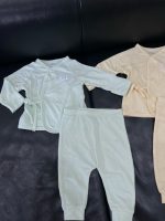 Set 3 bộ bodysuit và sơ sinh dài tay Chaang màu pastel (size: 0m->3m) - Ảnh 9