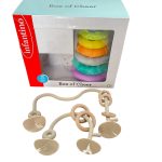 Set 2 đồ chơi tháp xếp chồng và khối gỗ mê cung 2 vòng mix brand