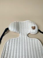 Đệm lót xe đẩy Chez bébé màu trắng hoạ tiết gấu - Ảnh 7