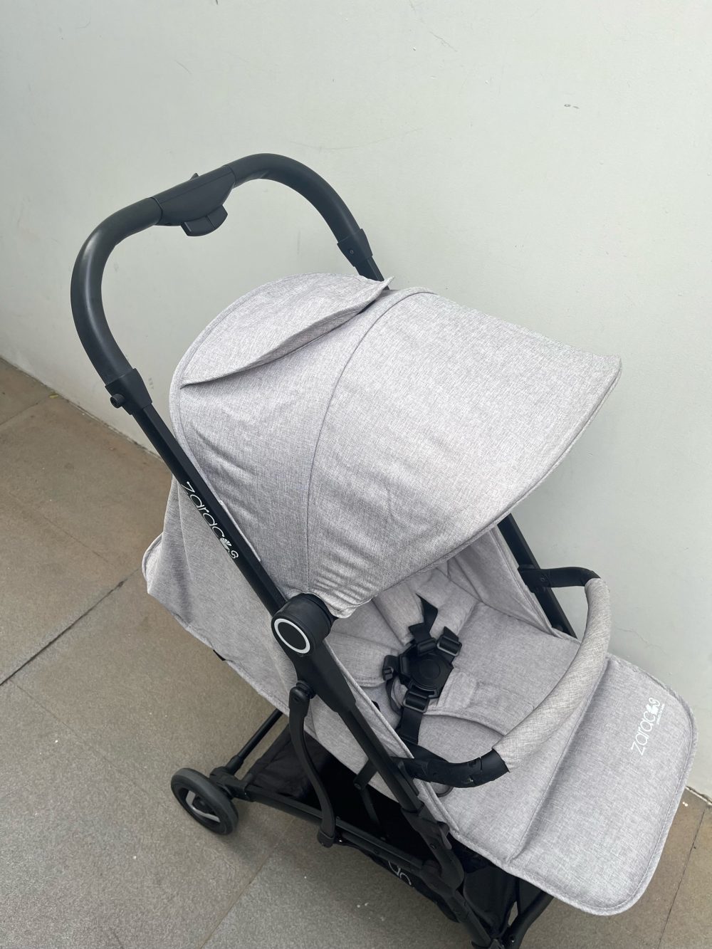 Xe đẩy Zaracos Norio 9026 gấp gọn (màu xám) - cho bé từ sơ sinh -> 15kg - Ảnh 5