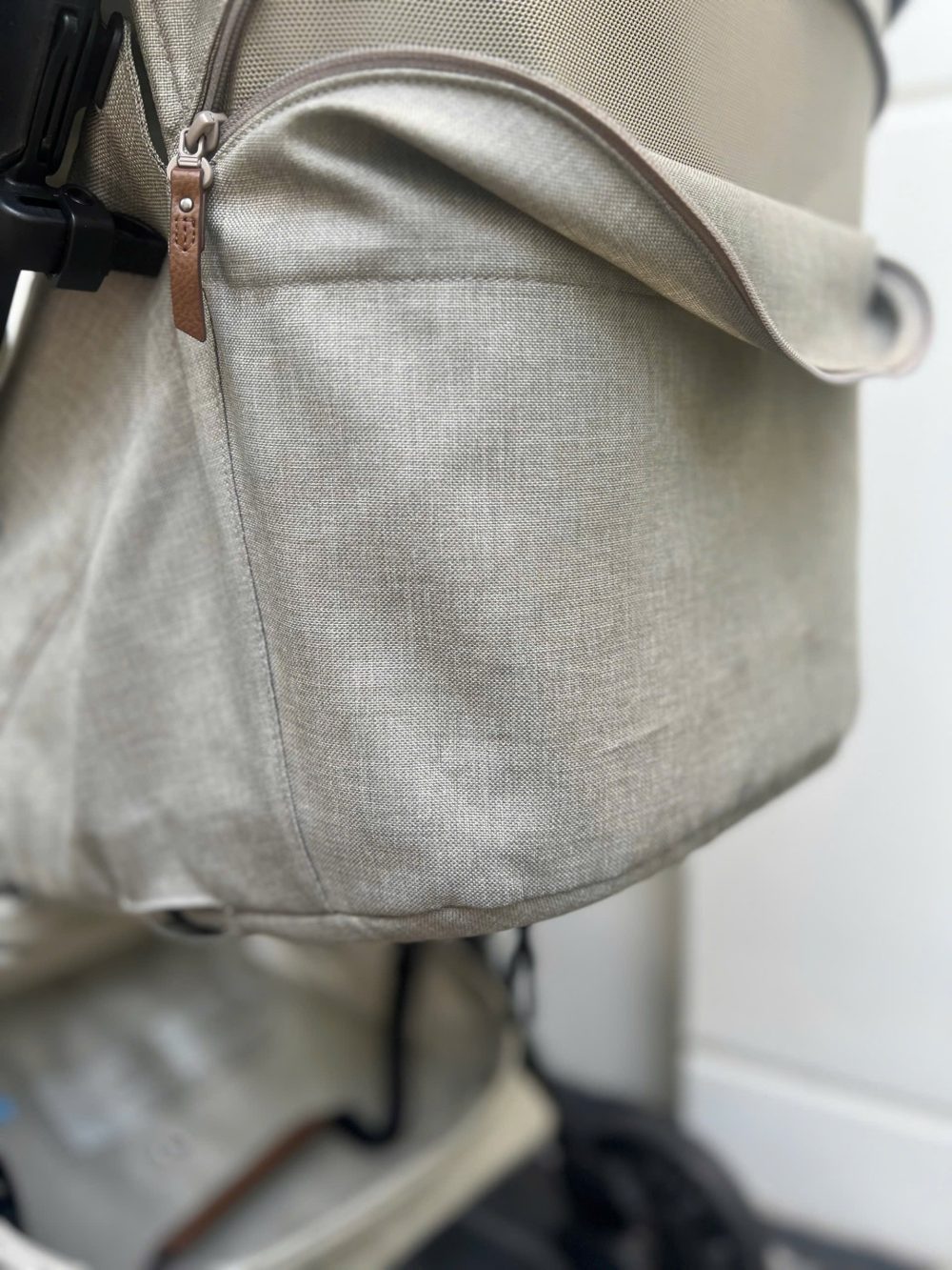 Xe đẩy Nuna Trvl màu be (kèm áo mưa & màn chắn gió) - Ảnh 6