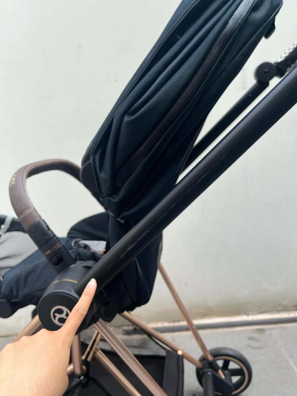 Xe đẩy Cybex mios 2 (màu đen, khung Rosegold) – sơ sinh -> 22kg - Ảnh 2