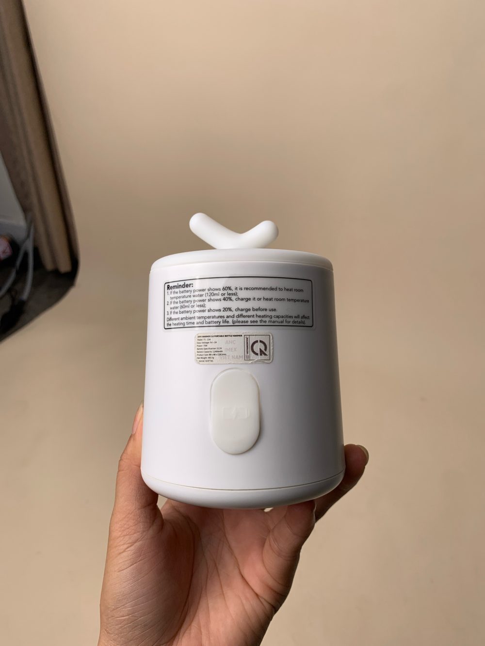 Máy hâm sữa di động Jiffi v5.0 (kèm 3 cổ nối) - Ảnh 7