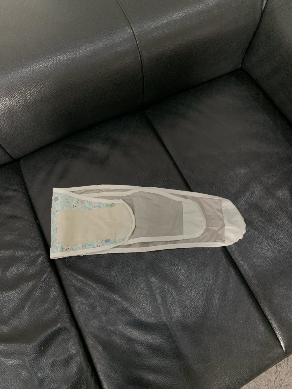 Khăn quấn ngủ ngon, ủ tay chống giật mình Anna&Eve hoạ tiết chú thỏ xanh (size L/41-52cm/5kg trở lên) - Ảnh 7