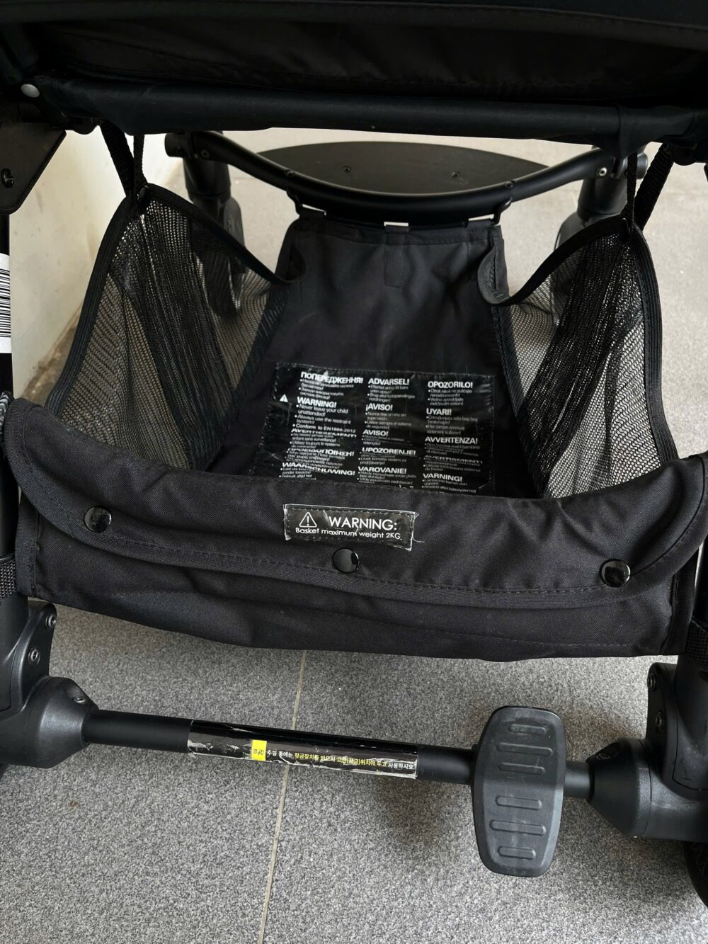 Xe đẩy Hamilton X1 (màu đen) - Ảnh 5