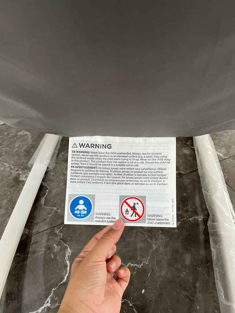 Ghế rung Joie Dreamer Portrait ( sơ sinh đến 15kg, full box) - Ảnh 15