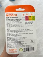 Set bình sữa Wesser cổ hẹp 250ml nhựa PPSU (size núm: 4/6m) & núm ti Wesser (size: 7m+) - Ảnh 6