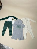 Set 3 bộ quần áo và bodysuit mix brand Carter’s, Uni Qlo (size: 12m) - Ảnh 4