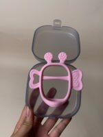 Gặm nướu silicone Mamastem Jem Jem màu hồng (kèm hộp bảo quản) - Ảnh 3