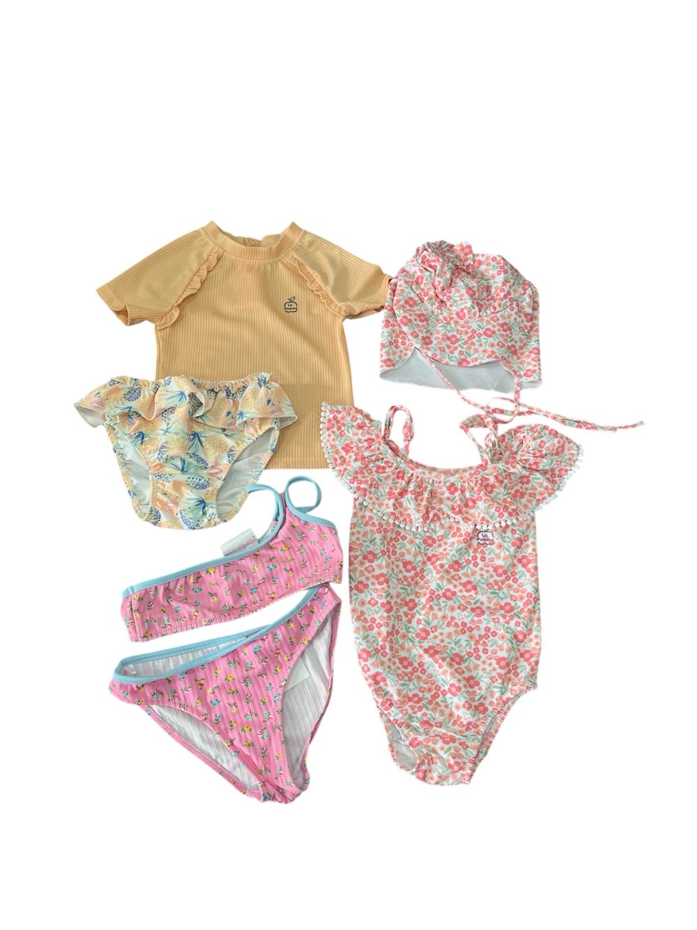 Set 3 bộ đồ bơi mix brand Zara và Pomme( size: 18/24m, 6/7y) - Ảnh 1