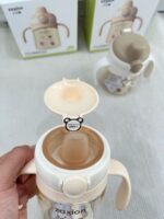 Set 2 bình tập hút nước zaxion hoạ tiết con voi ( full box) - Ảnh 6